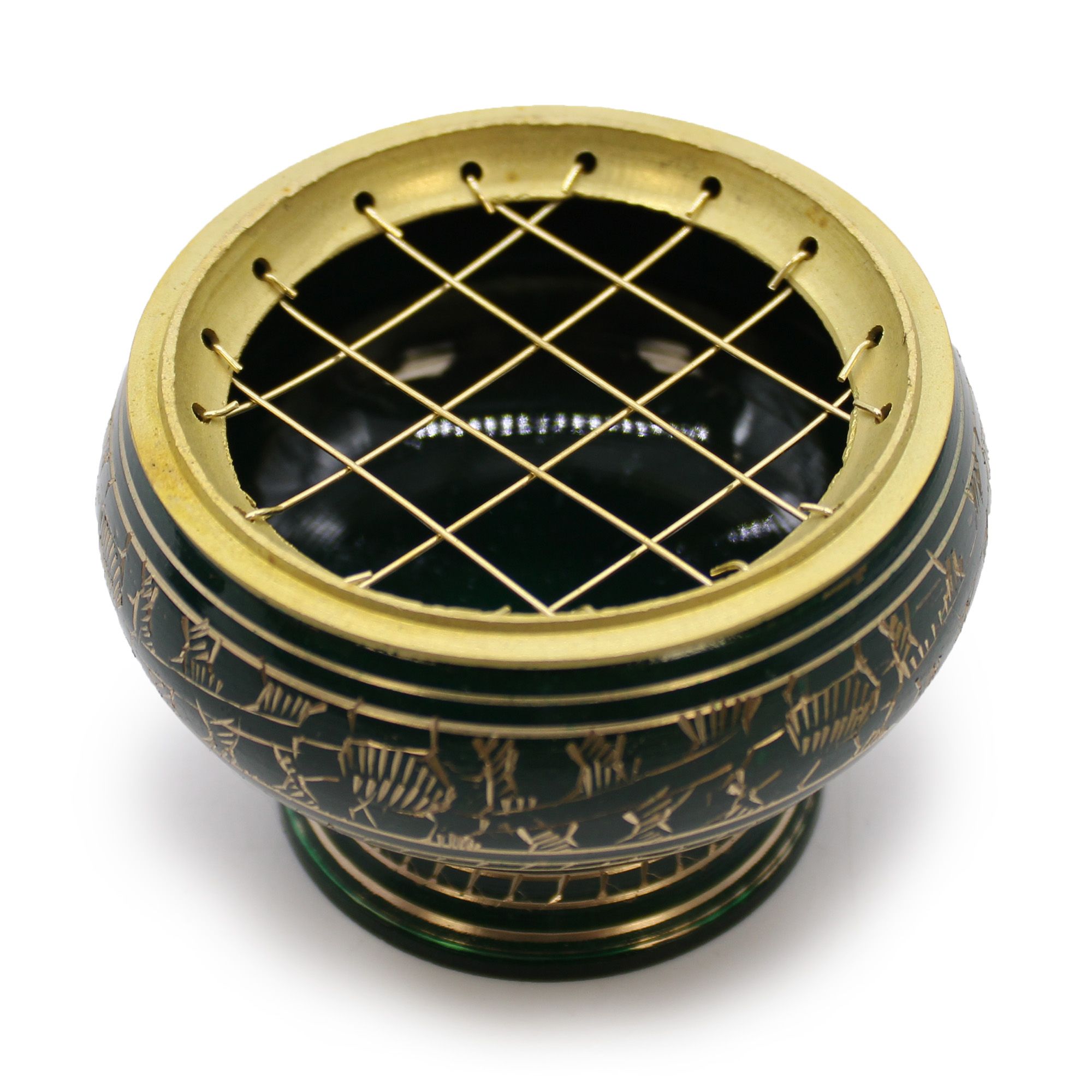 Chakra Tall Charcoal Incense Jar - Heart - Image 2