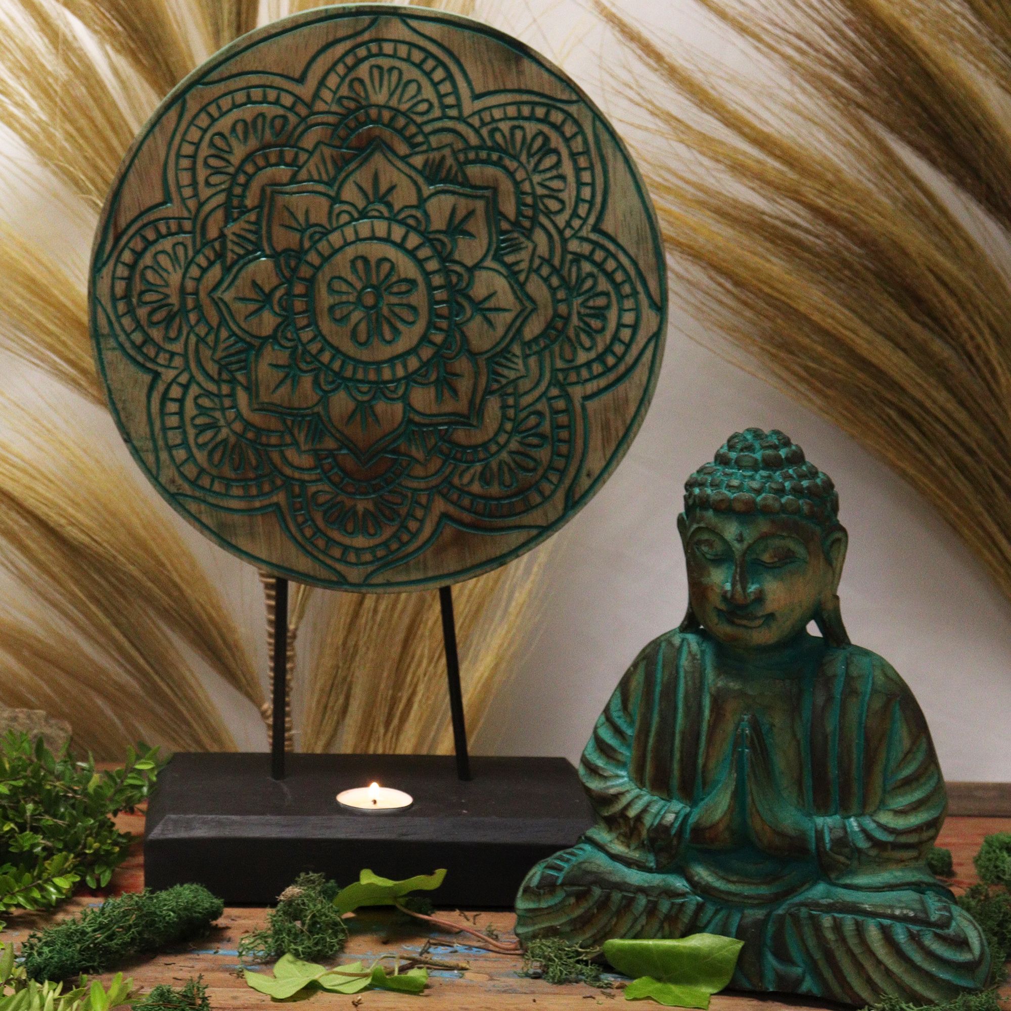 Buddha Feng Shui Set - Buddha Knot - Green - Image 6