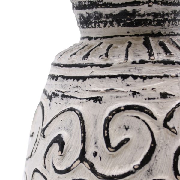 Swirls Shaped Vase - Cream - Image 2