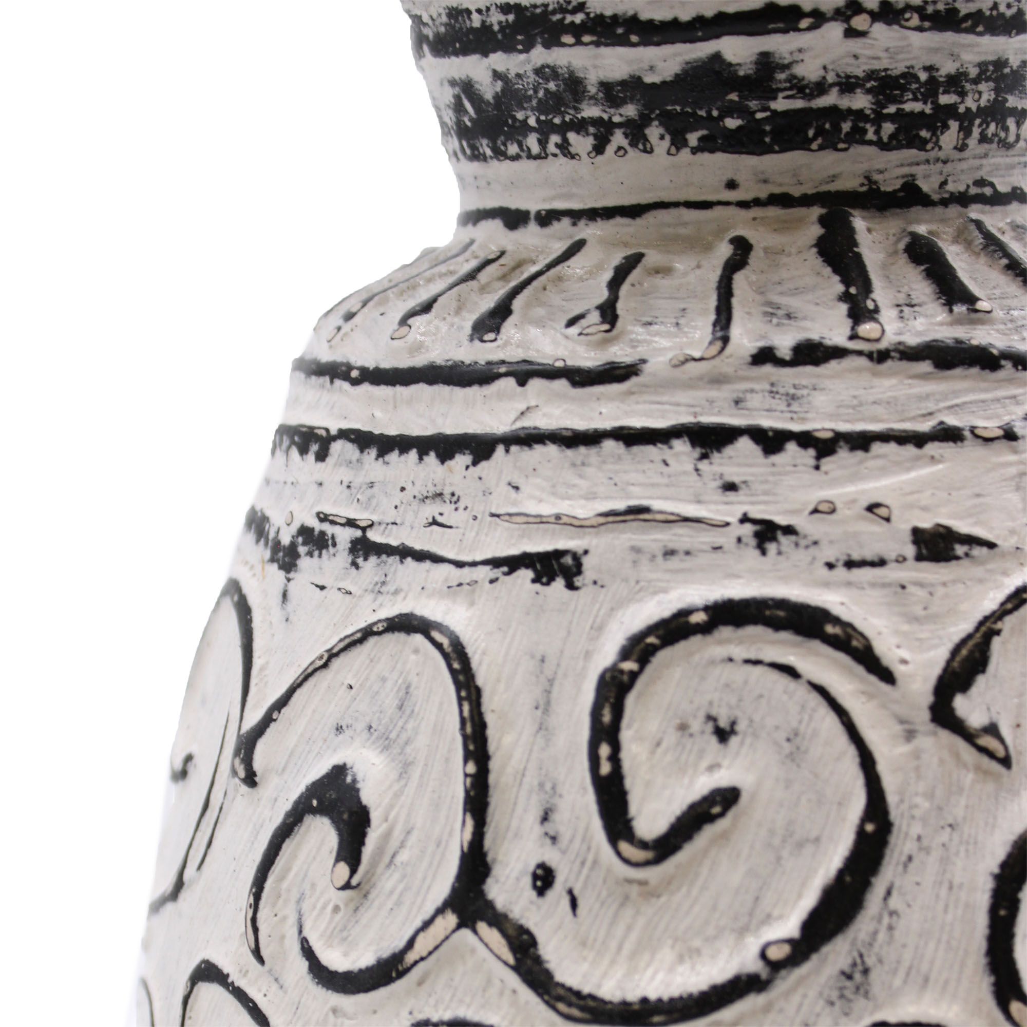 Swirls Shaped Vase - Cream - Image 2