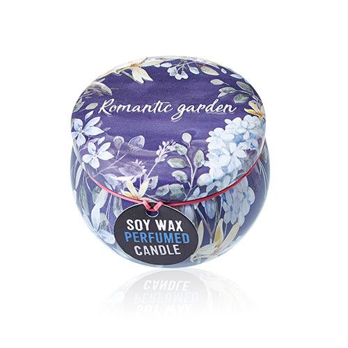 Art Tin Candle - Assorted Design - Romantic Garden - Tea & Rose - Image 8