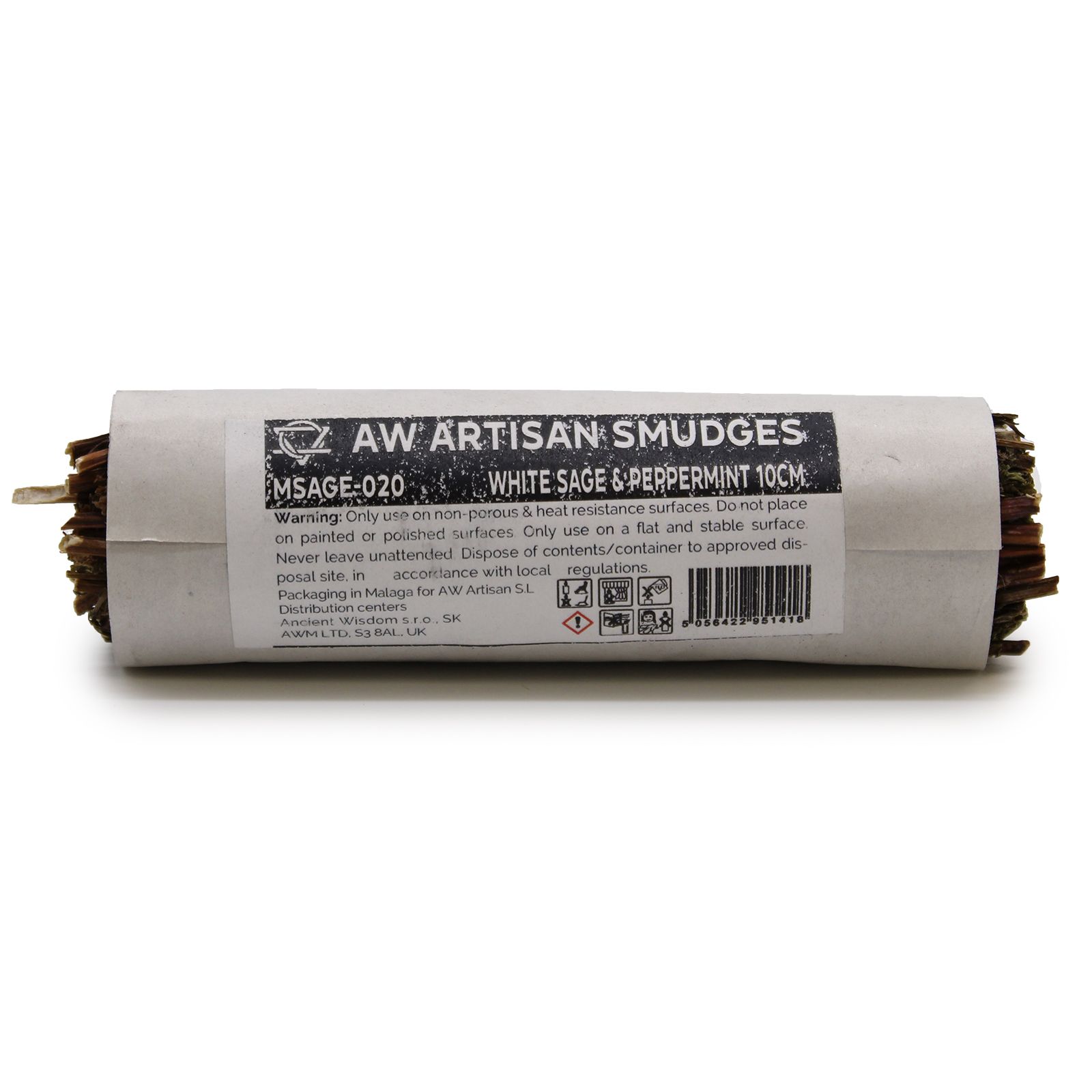 Smudge Stick - White Sage & Peppermint 10cm - Image 2