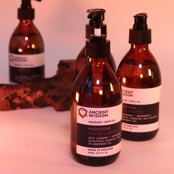 Aromatherapy Massage and Bath Oil - Muscle Ease 300ml - Image 3