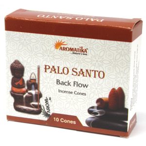 bG9jYWw6Ly9tZWRpYS85SC9HQy82MFIzMEMxRzZNVEtHQzlILzg0MDkxMzg0LmpwZWc.jpg Aromatica Backflow Incense Cones - Palo Santo