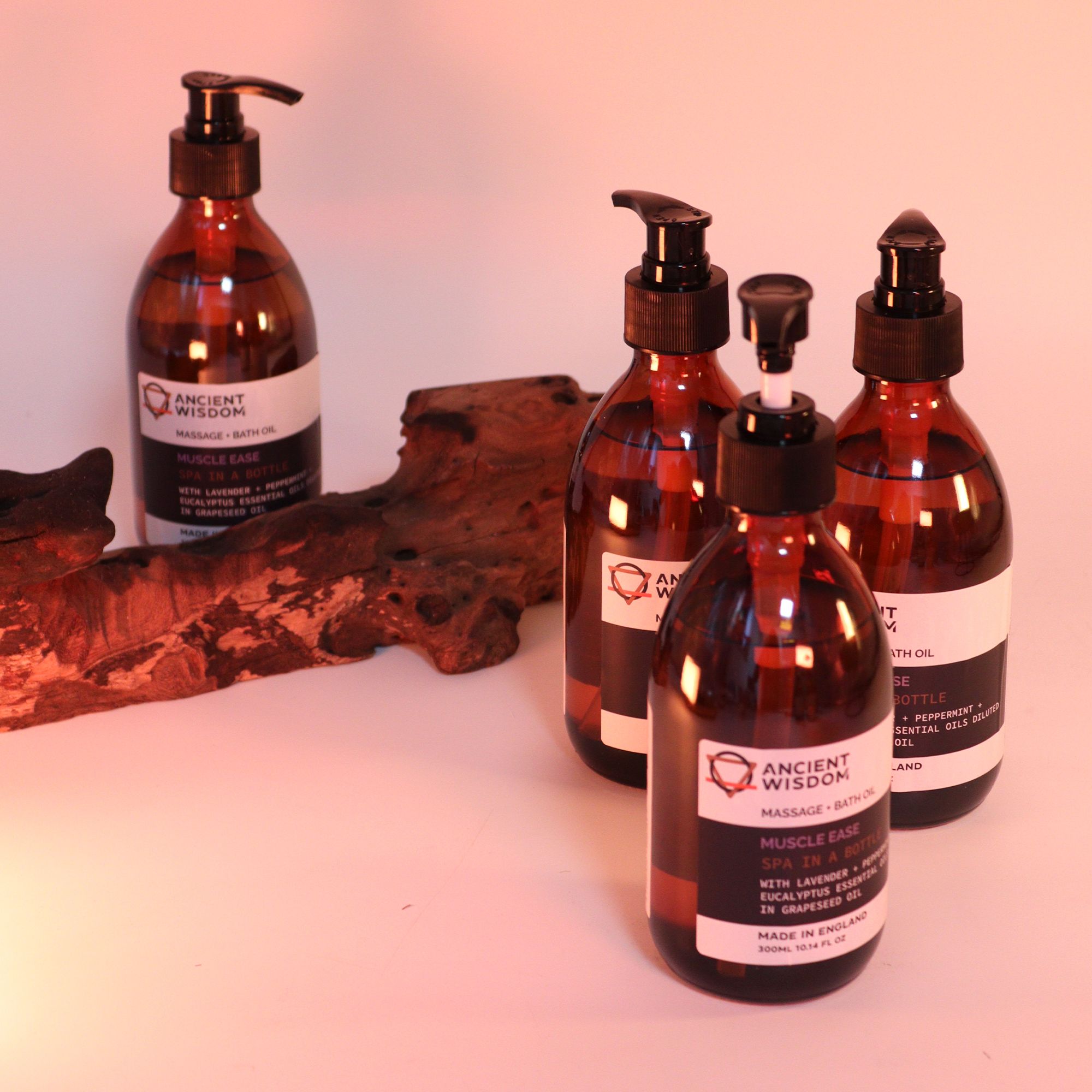 Aromatherapy Massage and Bath Oil - Toning & Firming 300ml - Image 2