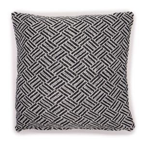 bG9jYWw6Ly9tZWRpYS85Si80RC82MFIzMEMxRzZSVks0RDlKLzY3Yzg0YThhLmpwZWc.jpg Classic Cushion Cover - Criss-Cross Black - 40x40cm