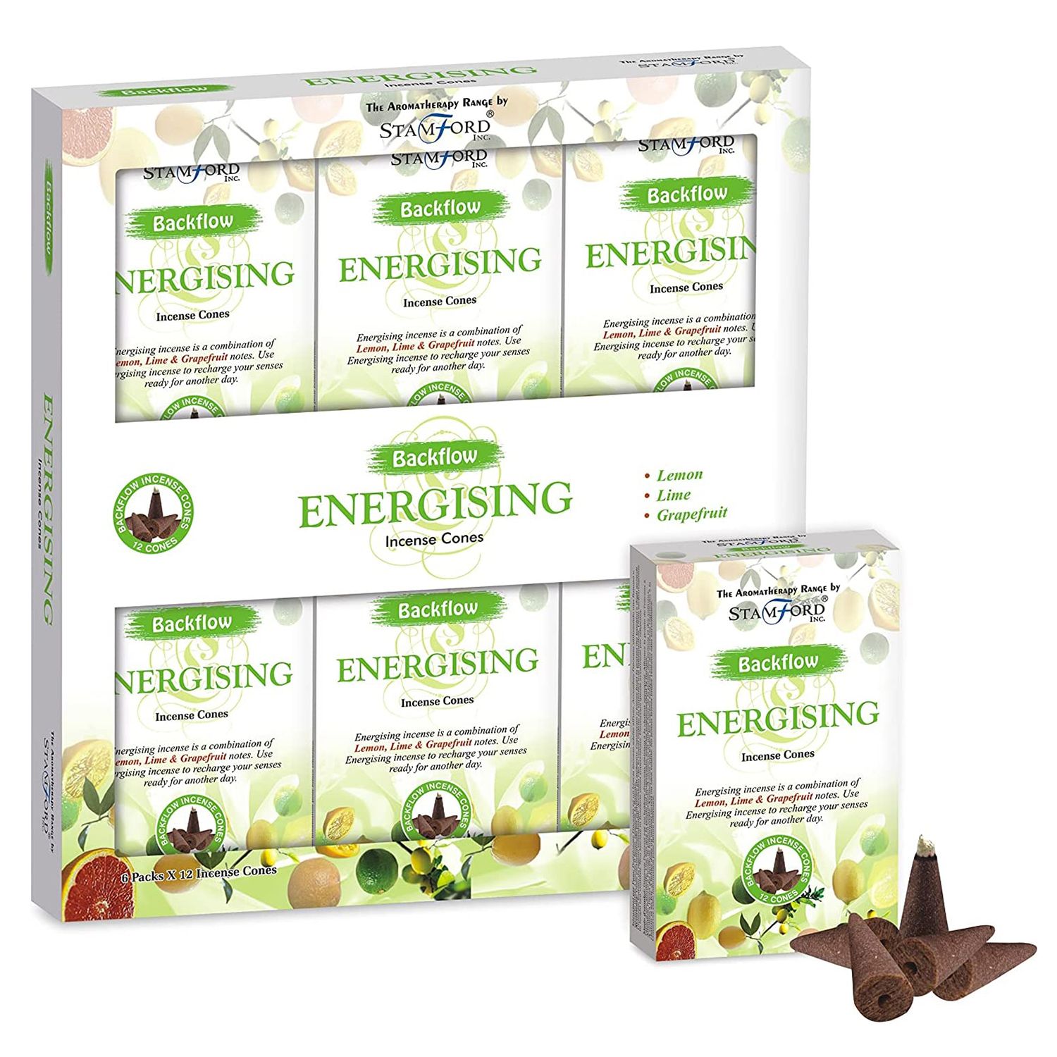 Aromatherapy Backflow Cones - Energising - Image 2