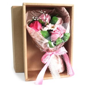bG9jYWw6Ly9tZWRpYS85Si9FRC82MFIzMEMxRzZHV0tFRDlKLzY1YzIzZjBkLmpwZWc.jpg Boxed Hand Soap Flower Bouquet - Pink
