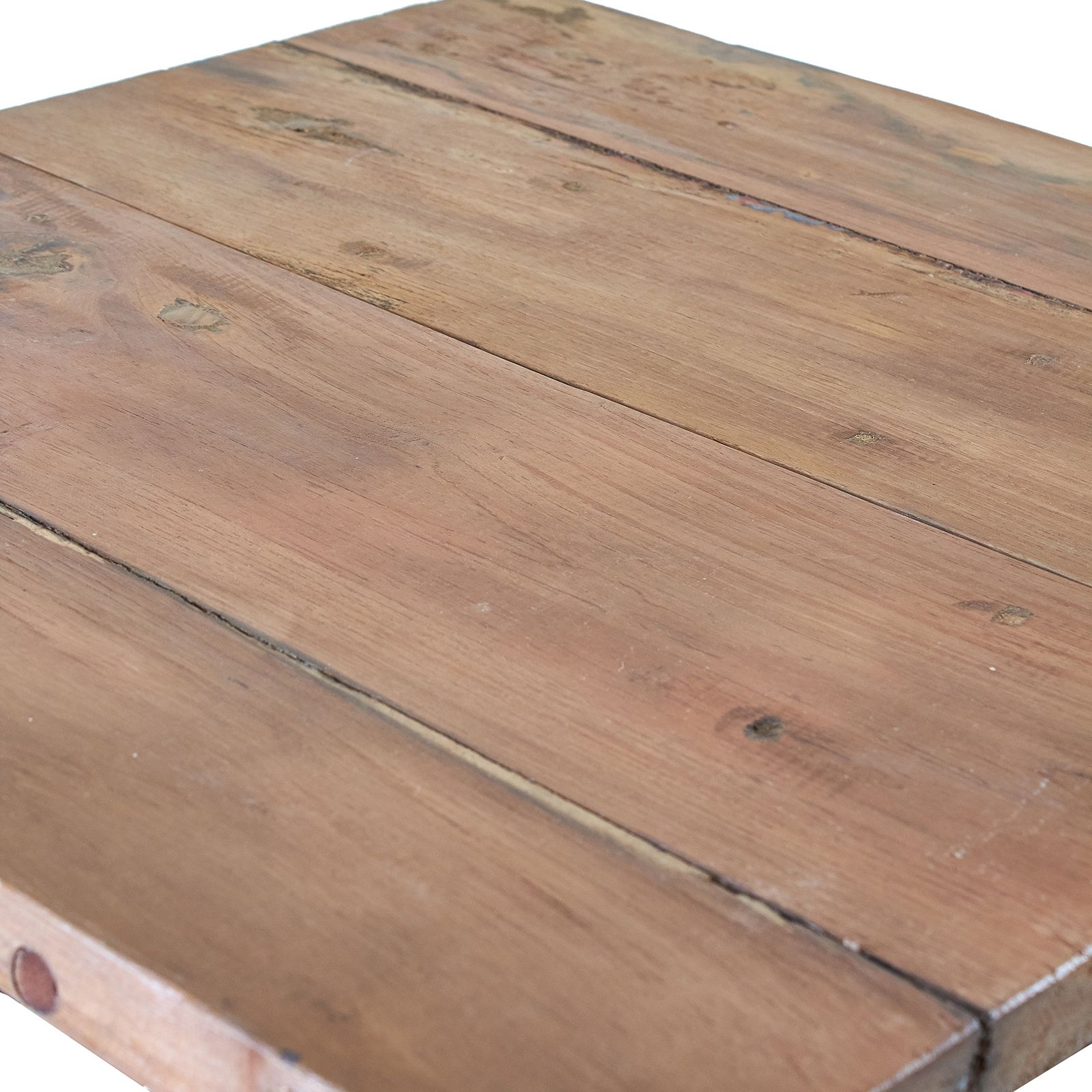 Square Folding Coffee Table - 50cm - Recycled Wood - Image 5