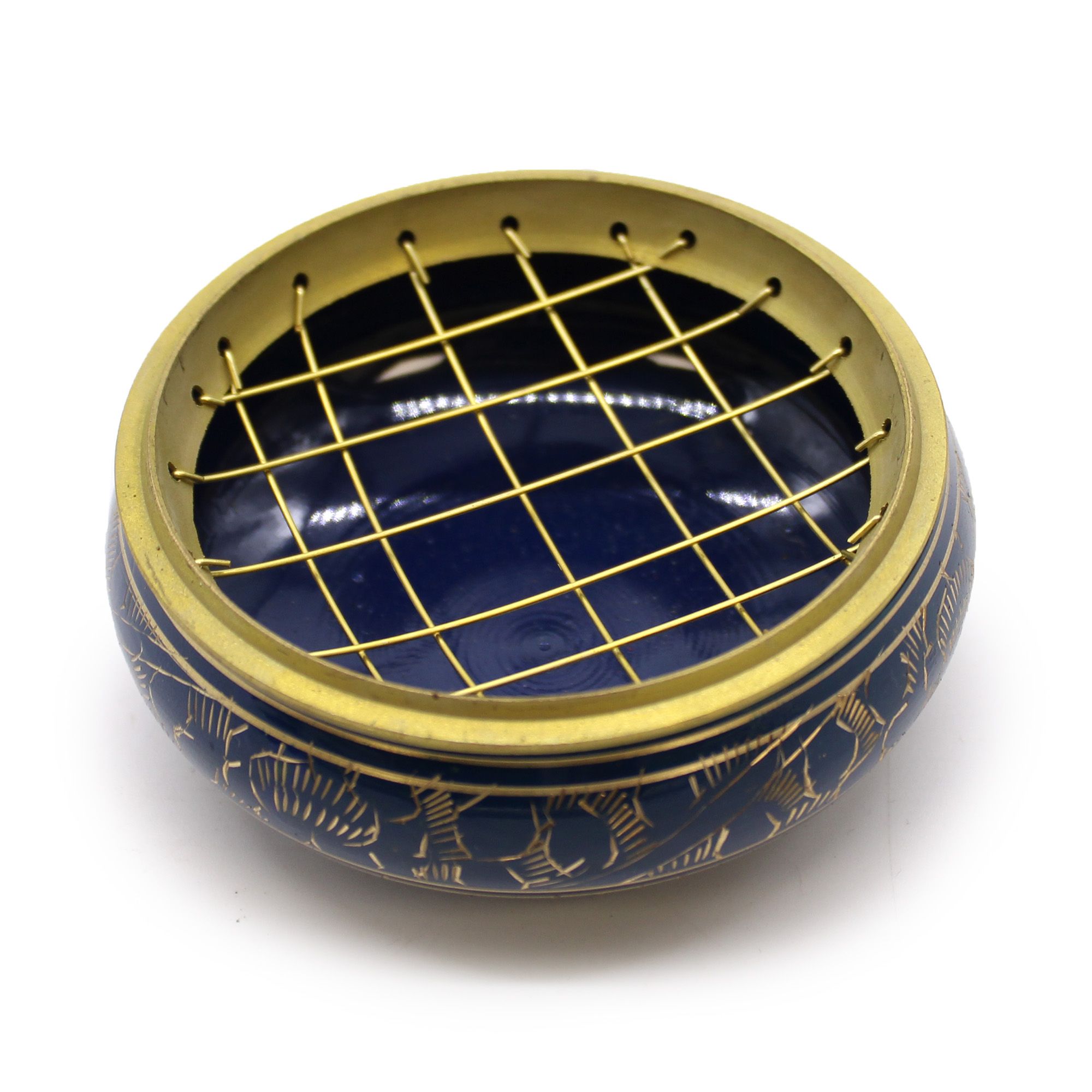 Chakra Charcoal Incense Jar - Throat - Image 3