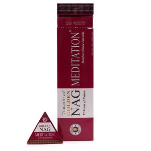 bG9jYWw6Ly9tZWRpYS85Sy8wQy82MFIzMEMxRzZSV0swQzlLLzY5ZmJjZGY4LmpwZWc.jpg 42g Jumbo Golden Nag - Meditation Backflow Incense Cones
