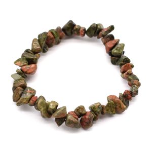 bG9jYWw6Ly9tZWRpYS85Sy9FRC82MFIzMEMxRzZHVktFRDlLLzA0YzUwMjRjLmpwZWc-1.jpg Chipstone Bracelet - Green Jasper