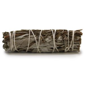 bG9jYWw6Ly9tZWRpYS85Sy9HQy82MFIzMEMxRzZSU0tHQzlLL2Q3YzEzOWY4LmpwZWc.jpg Smudge Stick - White Sage & Rosemary 10cm
