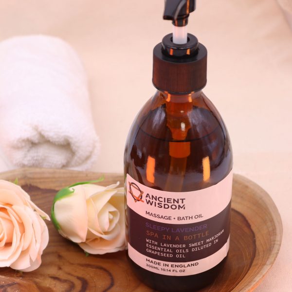 Aromatherapy Massage and Bath Oil - Sleepy Lavender 300ml - Image 2