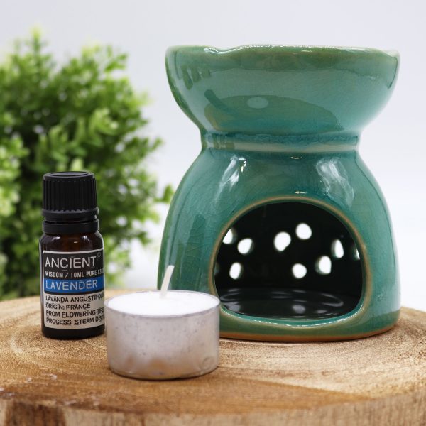 Tree of Life Oil Burner - Blue - Image 2