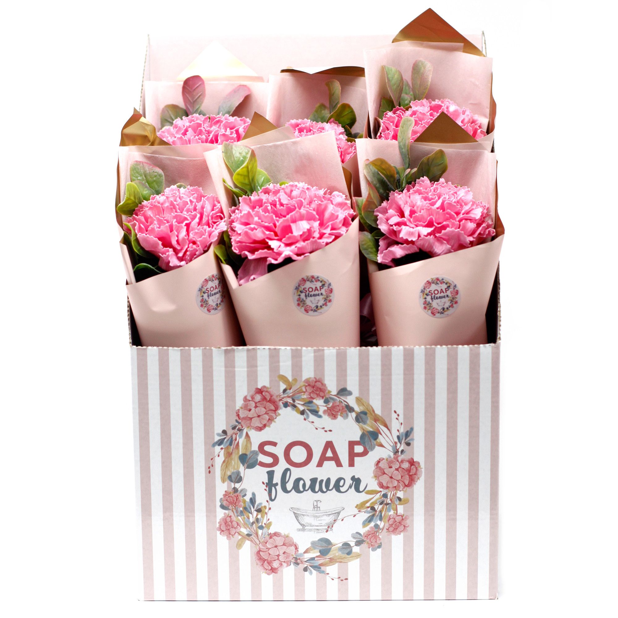 Soap Flower - Carnation Bouquet - Image 2