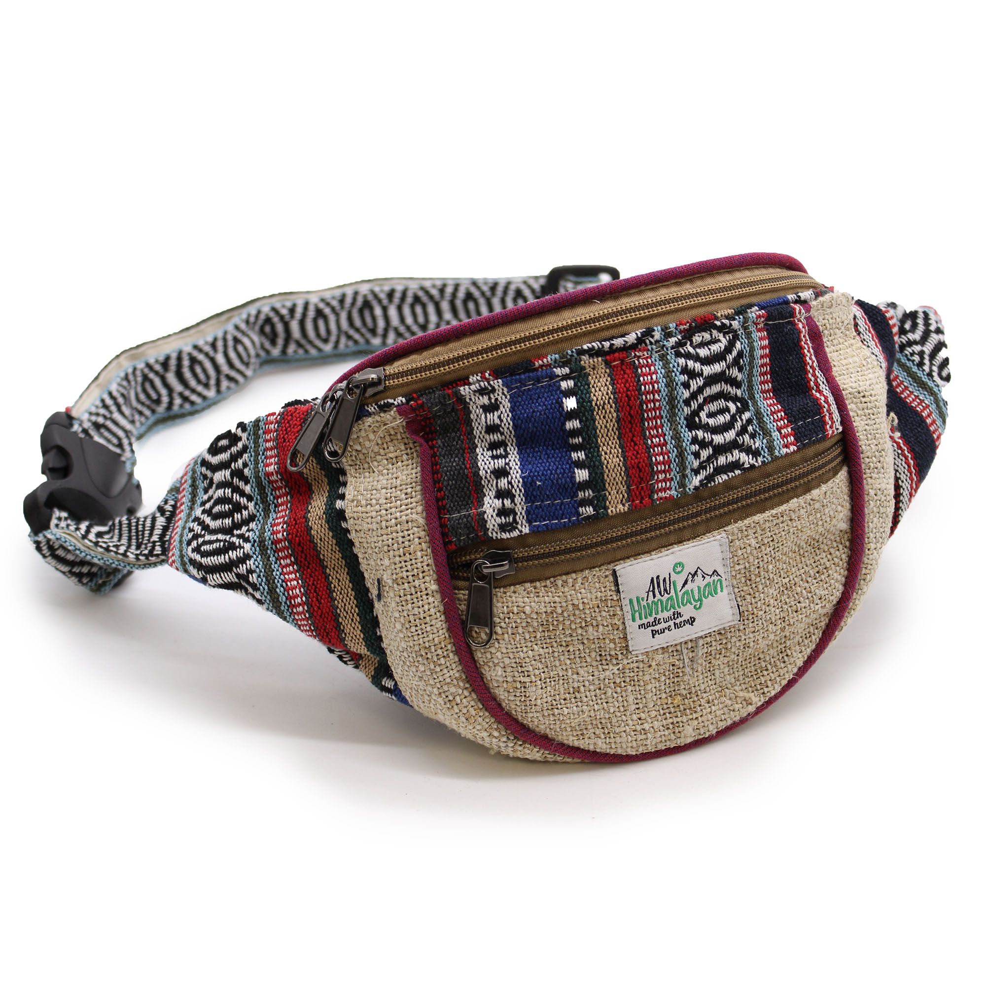 Bum Bag - Hemp & Cotton (assorted) - Image 4