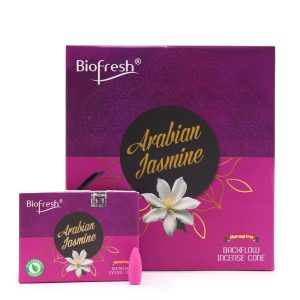 Biofresh Backflow Incense Cones - Arabian Jasmine