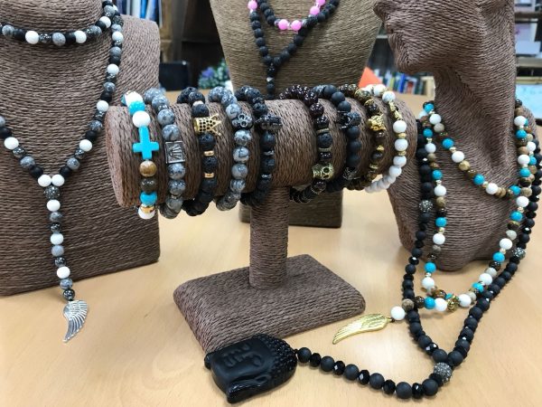 Turquoise Cross / Royal Beads - Gemstone Bracelet - Image 3