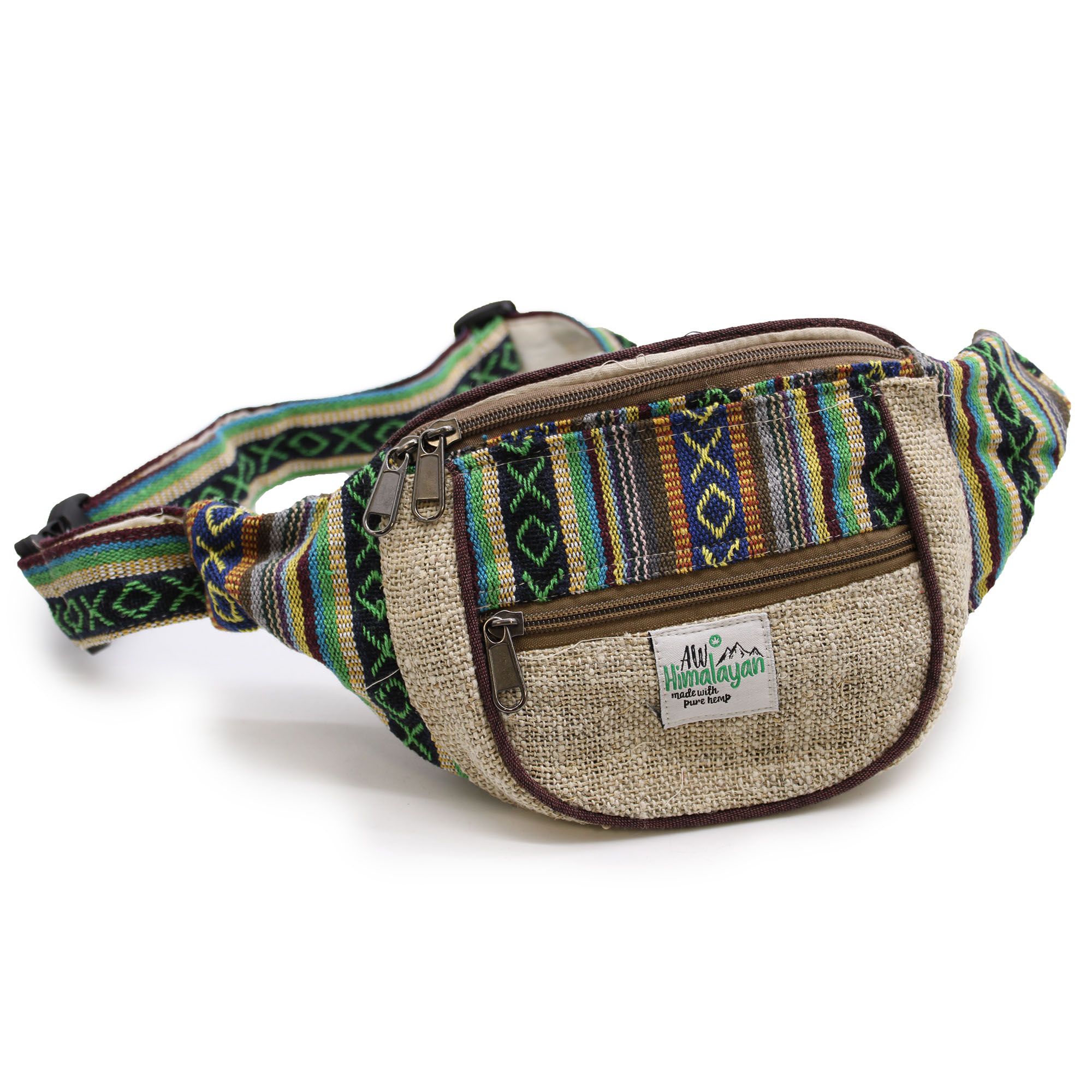 Bum Bag - Hemp & Cotton (assorted) - Image 5