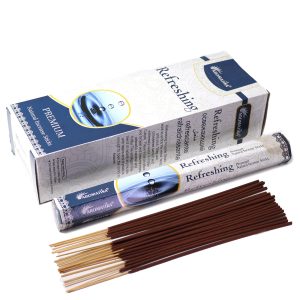 bG9jYWw6Ly9tZWRpYS85Ti84RS82MFIzMEMxSDc0Vks4RTlOL2ZlMzFiNDExLmpwZWc.jpg Aromatika Charcoal Free Hex Incense - Refreshing
