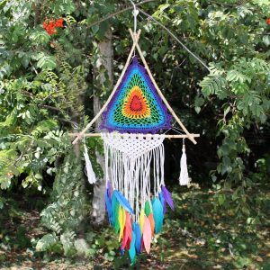 bG9jYWw6Ly9tZWRpYS85Ti9FRC82MFIzMEMxRzZNV0tFRDlOL2FjN2JlMTFkLmpwZWc.jpg Bali Dreamcatchers - Large Multi Pyramid