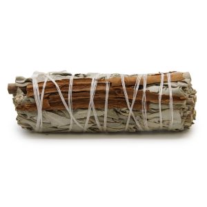bG9jYWw6Ly9tZWRpYS85Ti9HQy82MFIzMEMxRzZSU0tHQzlOLzgxMjhmMWE1LmpwZWc.jpg Smudge Stick - White Sage & Cinnamon 10cm
