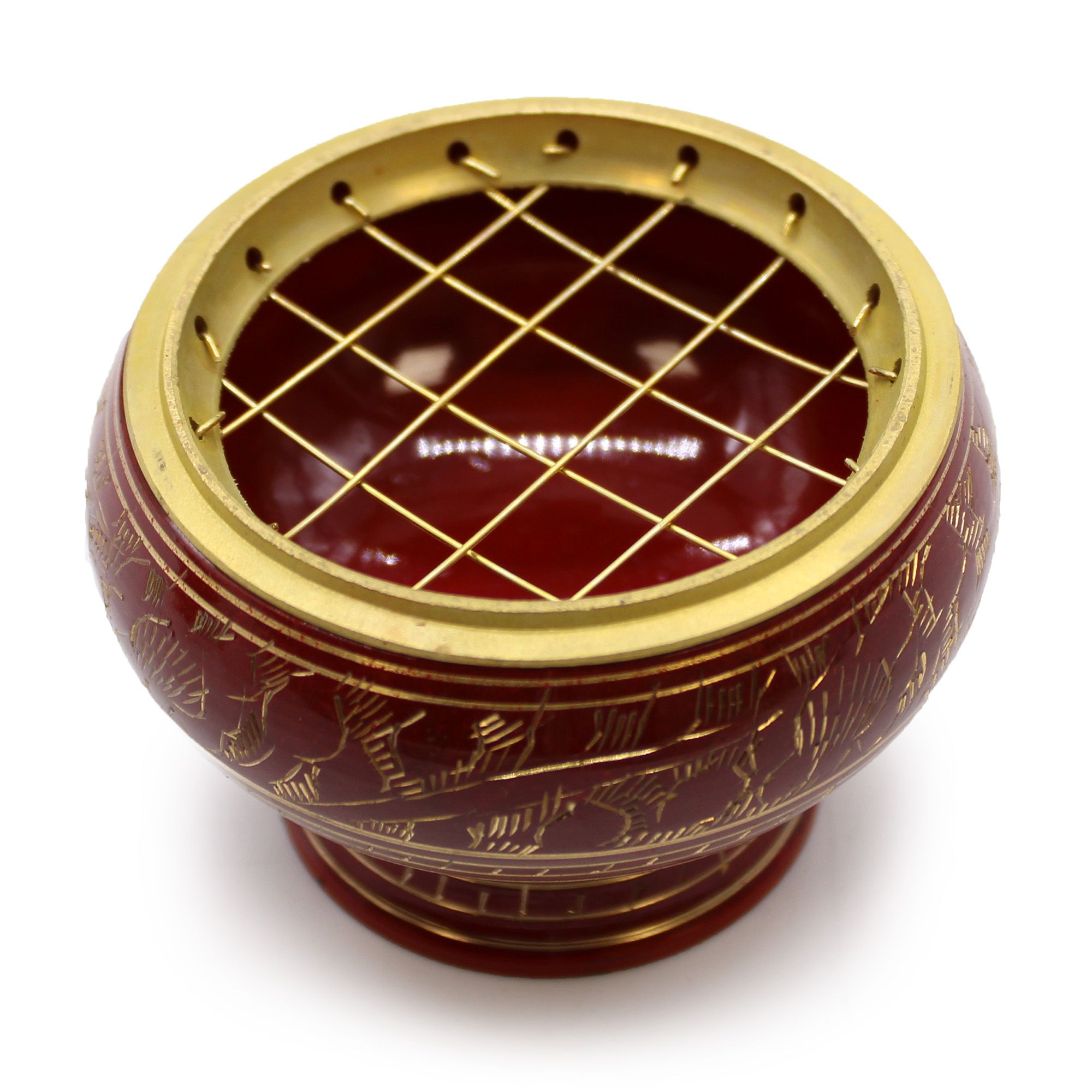 Chakra Tall Charcoal Incense Jar - Root - Image 5