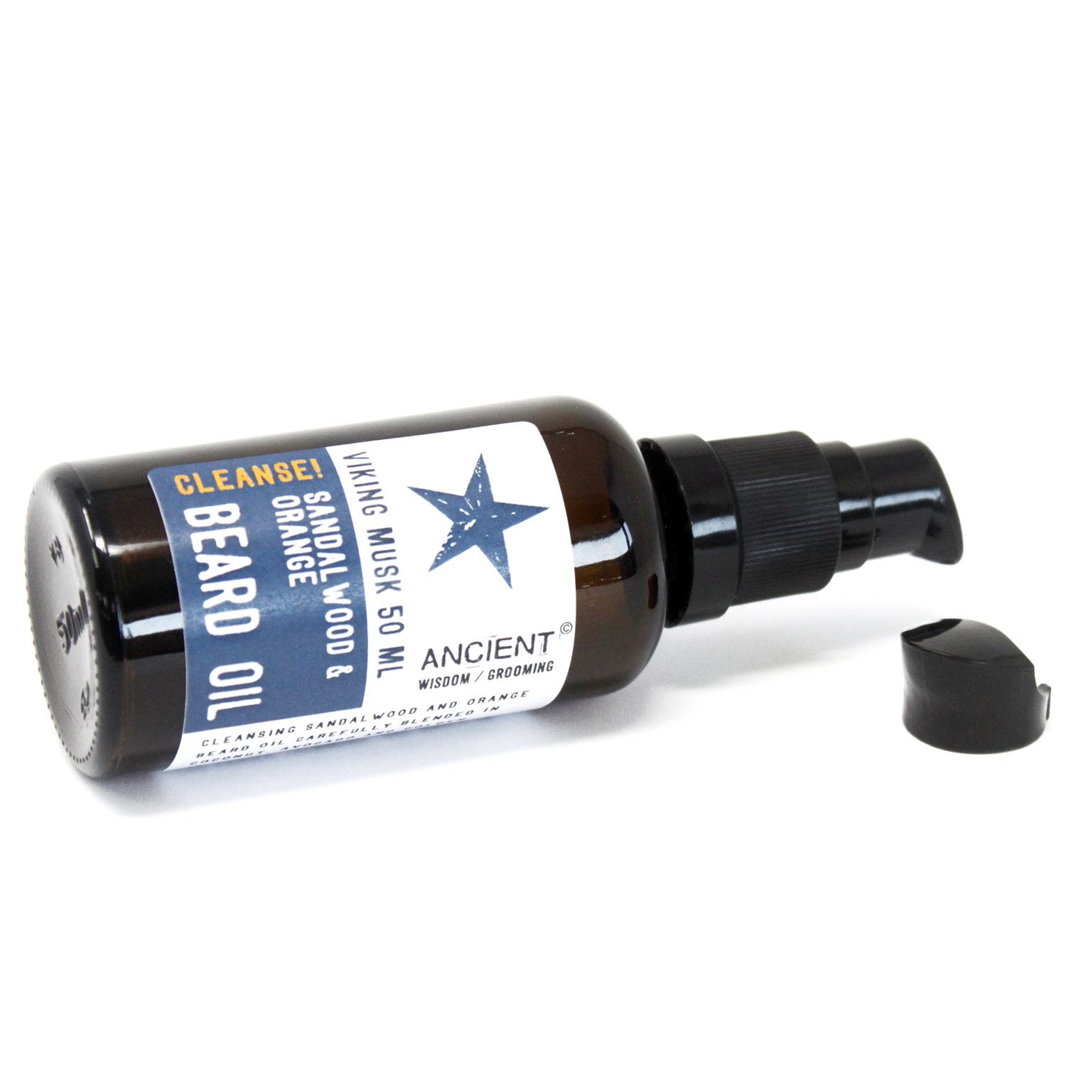 50ml Beard Oil - Viking Musk - Cleanse! - Image 2