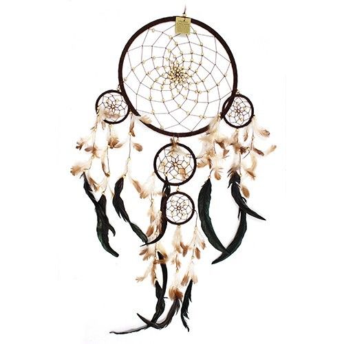 Bali Dreamcatchers - Large Round - Cream/Coffee/Choc - Image 4