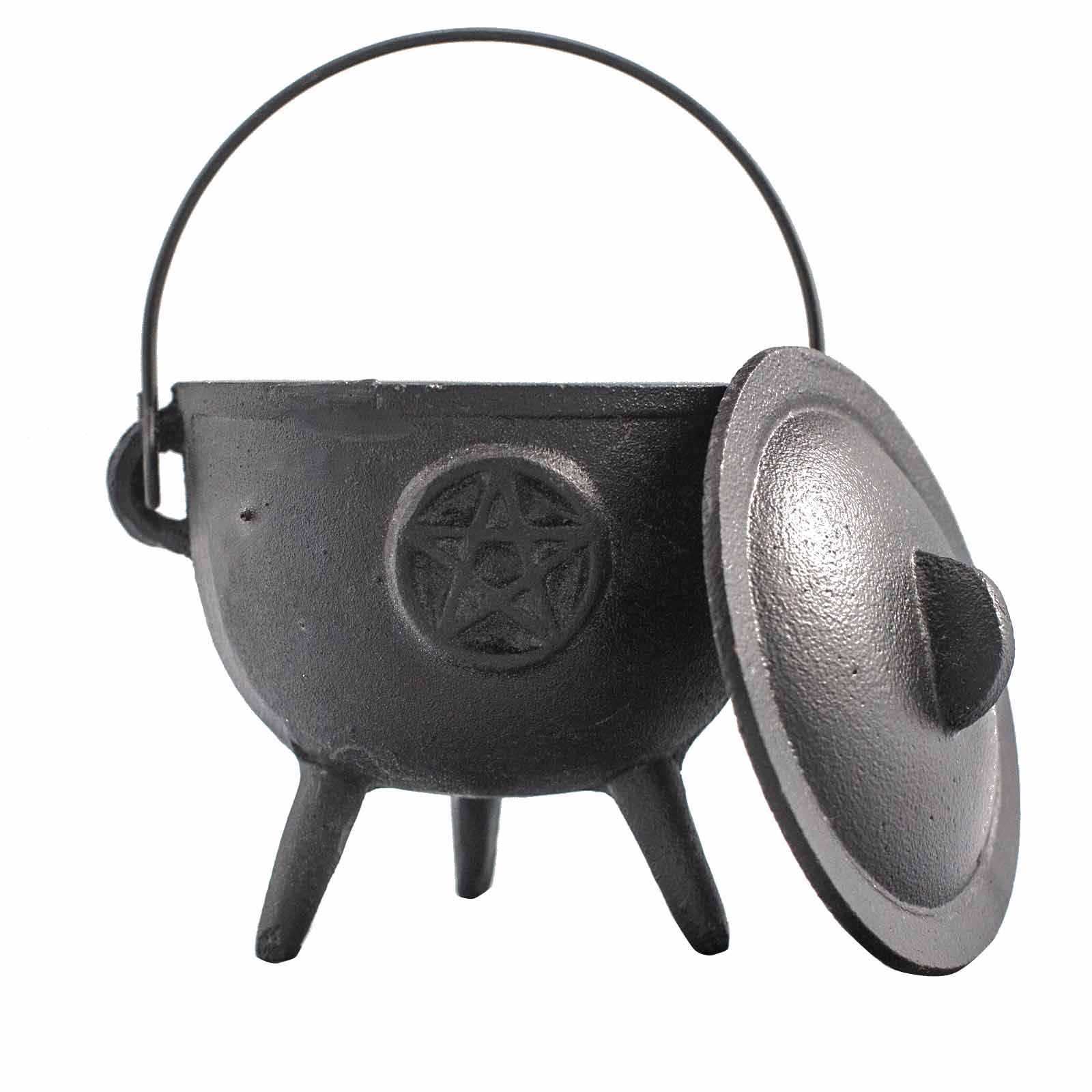 Cast Iron Cauldron with Pentagon 11x13cm - Image 2