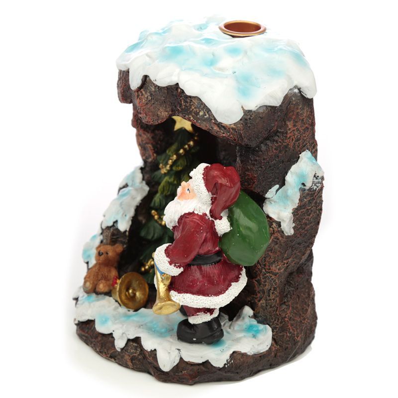 Christmas Santa's Grotto Backflow Incense Burner - Image 5