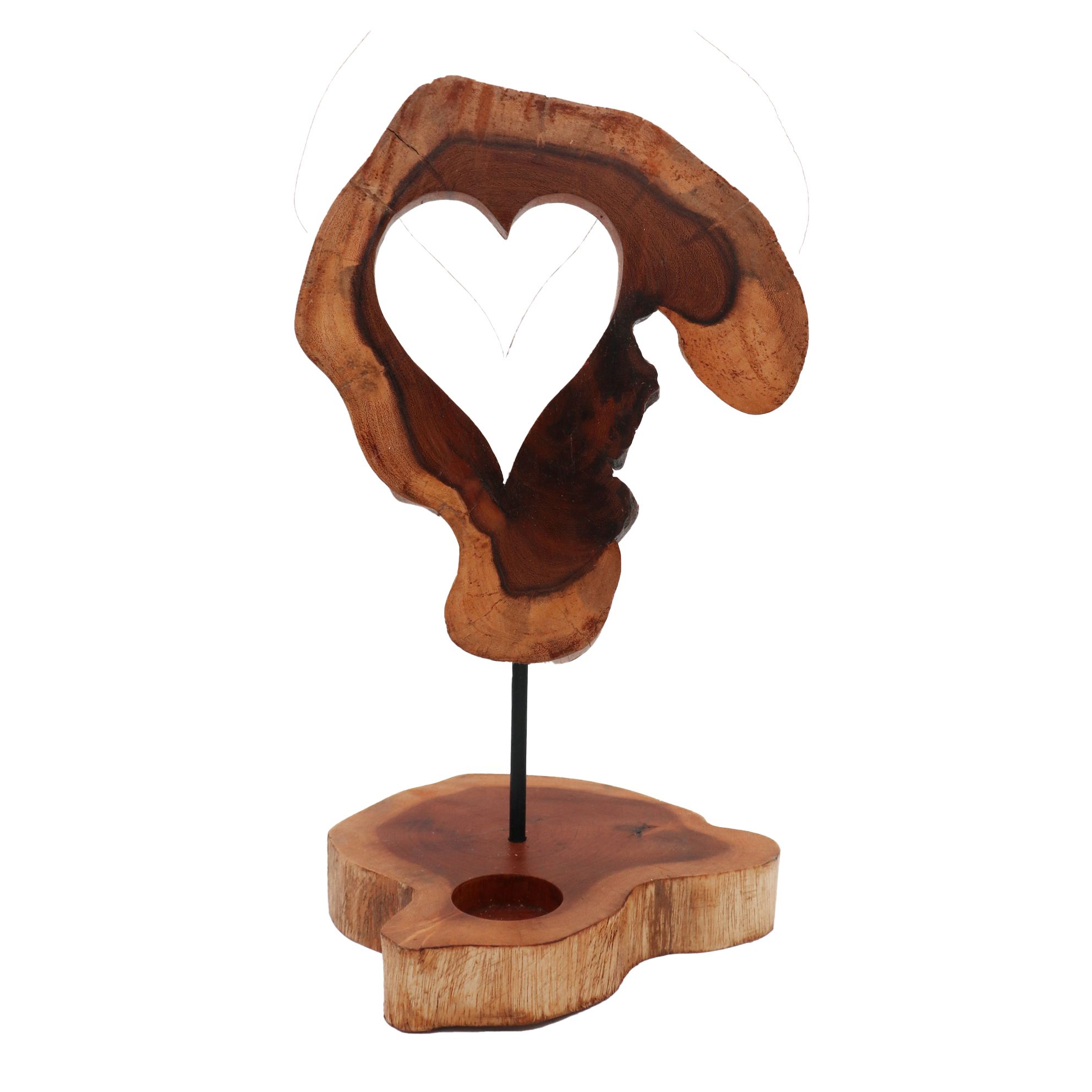 Candle Holder Sign - Heart Shape - Image 2