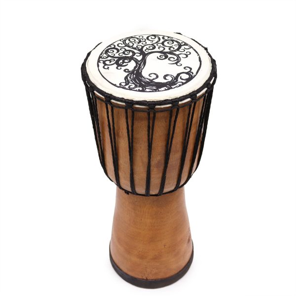 Tree of Life Wide Top Djembe Drum - 18cm - Image 3