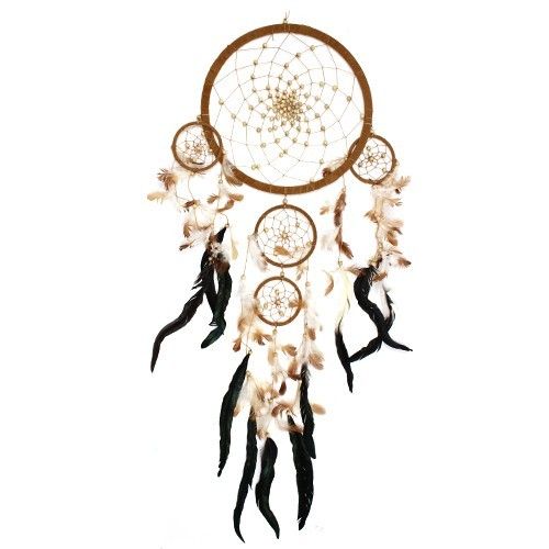 Bali Dreamcatchers - Large Round - Cream/Coffee/Choc - Image 5