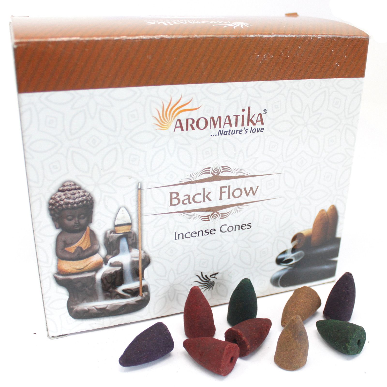 Aromatica Backflow Incense Cones - Rose - Image 3