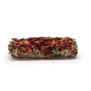 bG9jYWw6Ly9tZWRpYS85Ui80Qy82MFIzMEMxRzZSVzM0QzlSLzQwNDc2MzI1LmpwZWc.jpg Smudge Stick - White Sage and Castile Rose