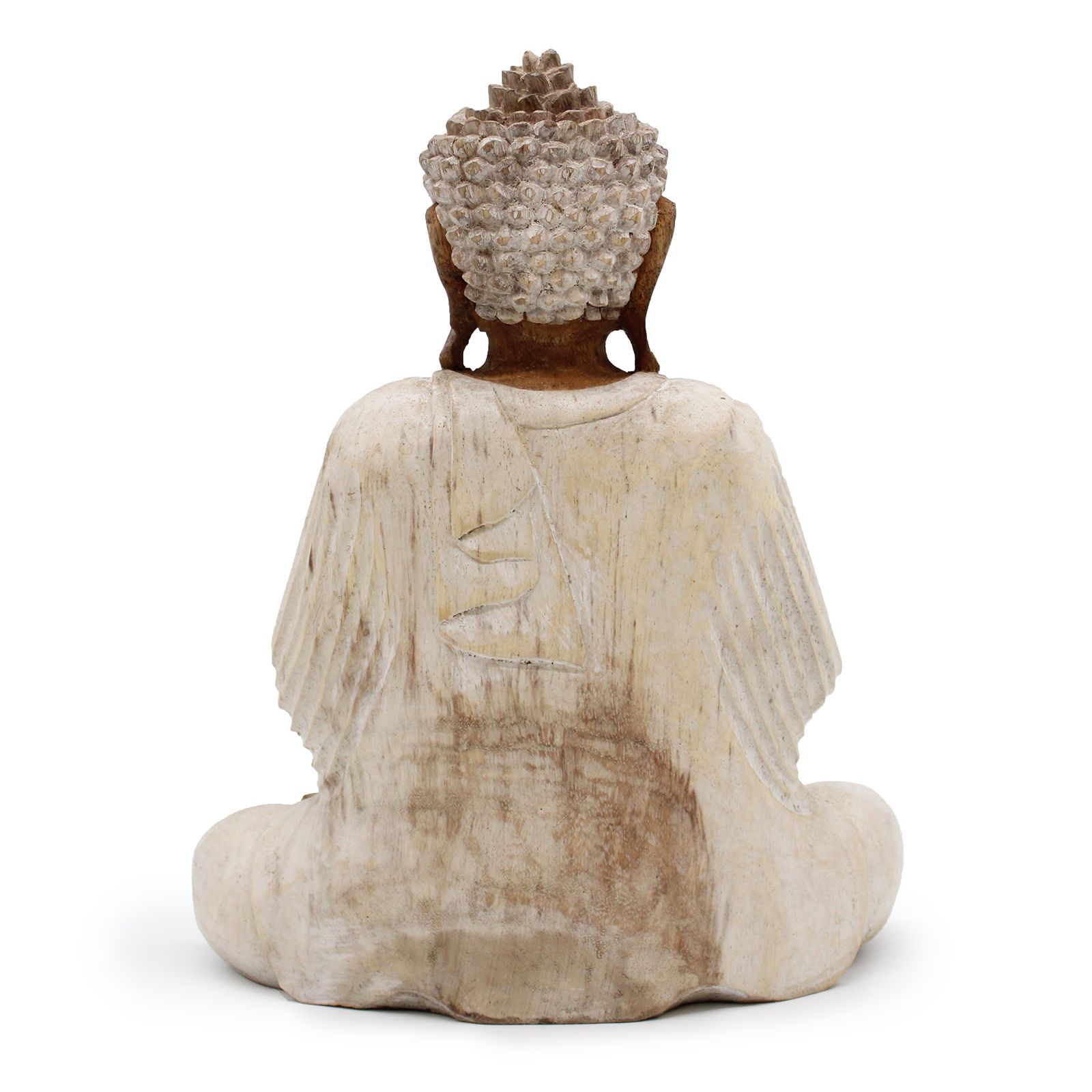 Buddha Statue Whitewash - 30cm Teaching Transmission - Image 4