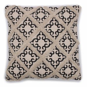 bG9jYWw6Ly9tZWRpYS85Ui80RC82MFIzMEMxRzZSVks0RDlSLzE3NjYxZTRhLmpwZWc.jpg Classic Cushion Cover - Lux Criss-Cross & Print - 45x45cm