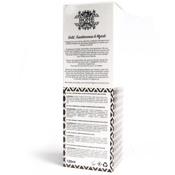 120ml Reed Diffuser - Gold, Frankincense & Myrrh - Image 5