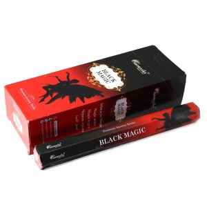 bG9jYWw6Ly9tZWRpYS85Ui84RS82MFIzMEMxSDc0Vks4RTlSLzE4NWYzMTM5LmpwZWc.jpg Aromatika Charcoal Free Hex Incense - Black Magic