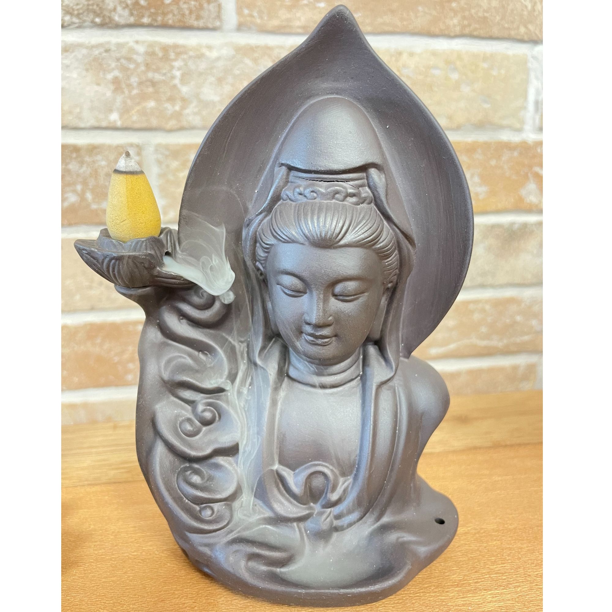 Backflow Incense Burner - Serene Buddha - Image 2