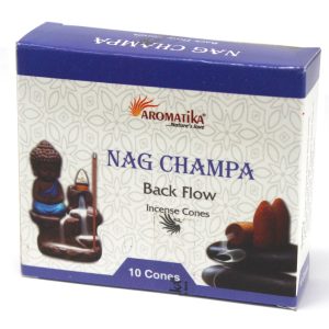 bG9jYWw6Ly9tZWRpYS85Ui9HQy82MFIzMEMxRzZNVEtHQzlSLzY0N2ZhYTRhLmpwZWc.jpg Aromatica Backflow Incense Cones - Nag Champa