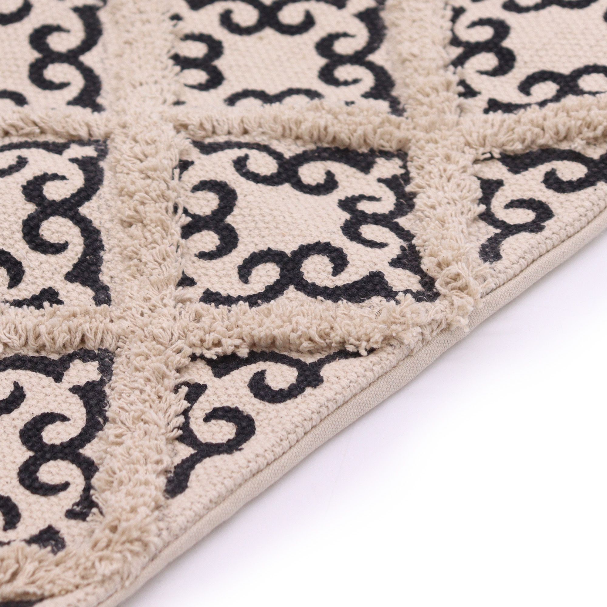 Classic Cushion Cover - Lux Criss-Cross & Print - 45x45cm - Image 2