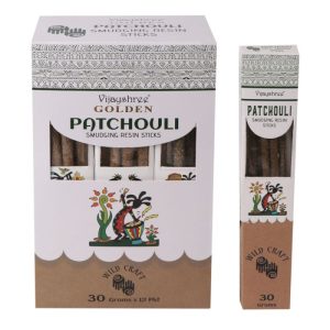 bG9jYWw6Ly9tZWRpYS85Uy84RC82MFIzMEMxSDc0Vks4RDlTL2IzNjdhNDc2LmpwZWc.jpg 30g Golden Patchouli Smudging Resin Sticks