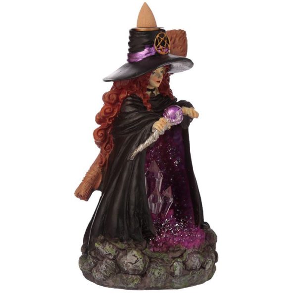 Witches Crystal Cave LED Backflow Incense Burner - Image 2