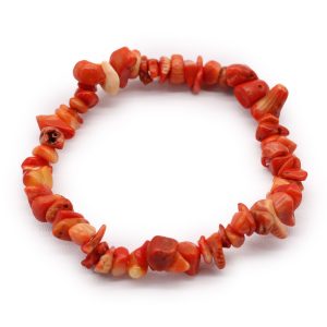 bG9jYWw6Ly9tZWRpYS85Uy9FRC82MFIzMEMxRzZHVktFRDlTL2YyNjIwMmZjLmpwZWc-1.jpg Chipstone Bracelet - Coralite Stone