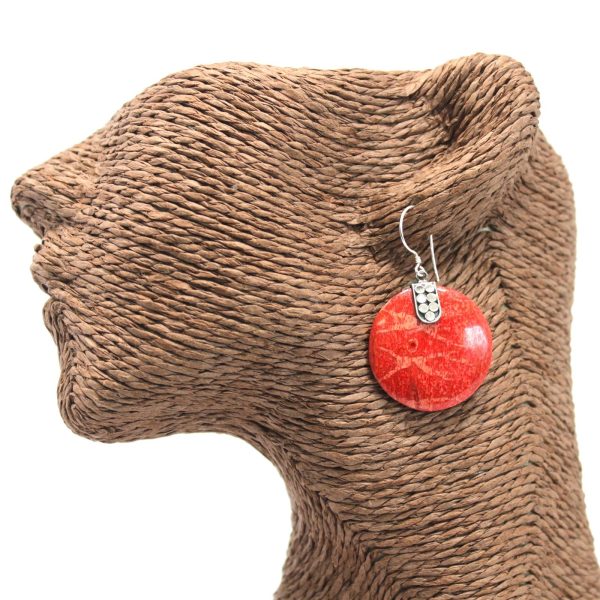 925 Silver Earrings - Disc Disc Décor - Image 3