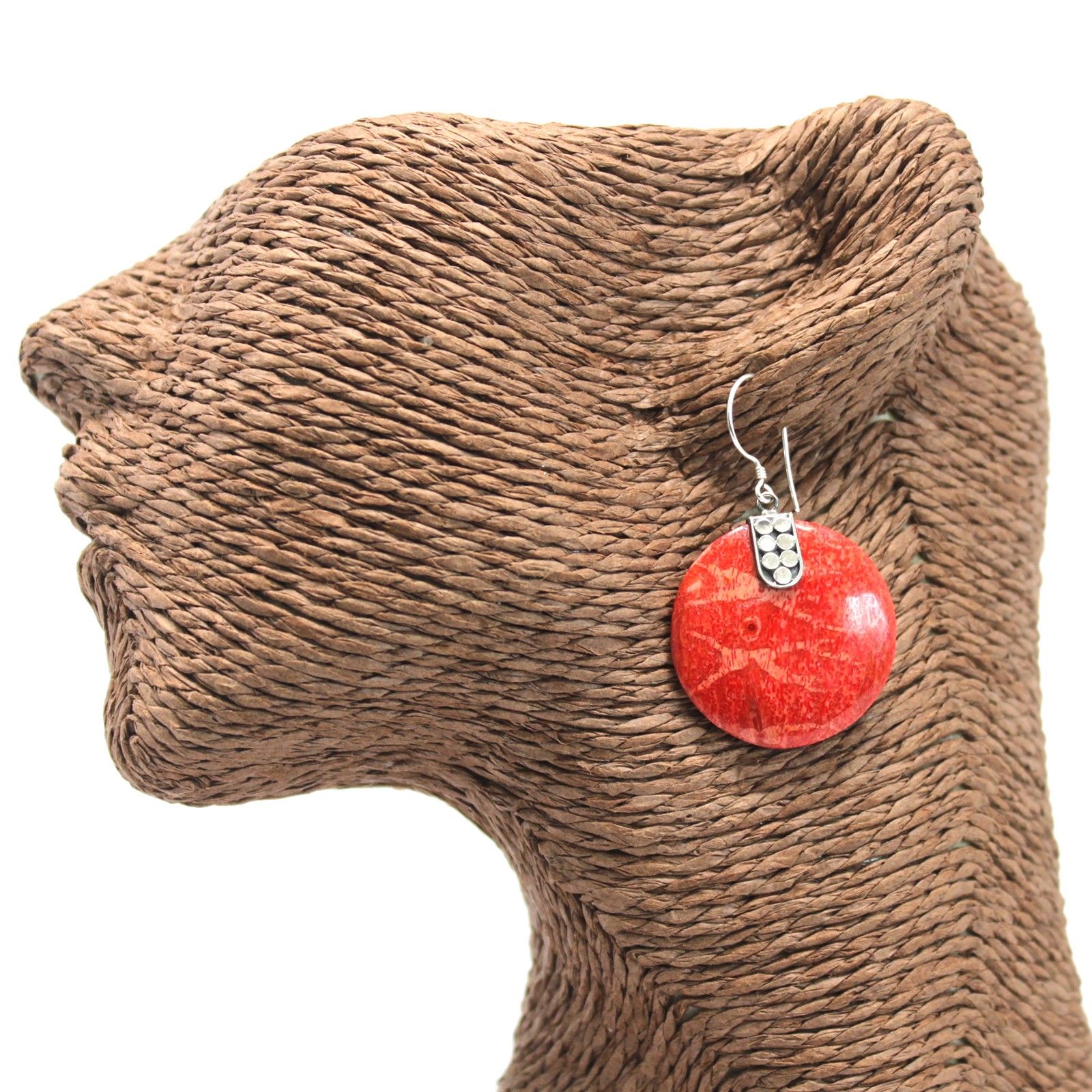 925 Silver Earrings - Disc Disc Décor - Image 3