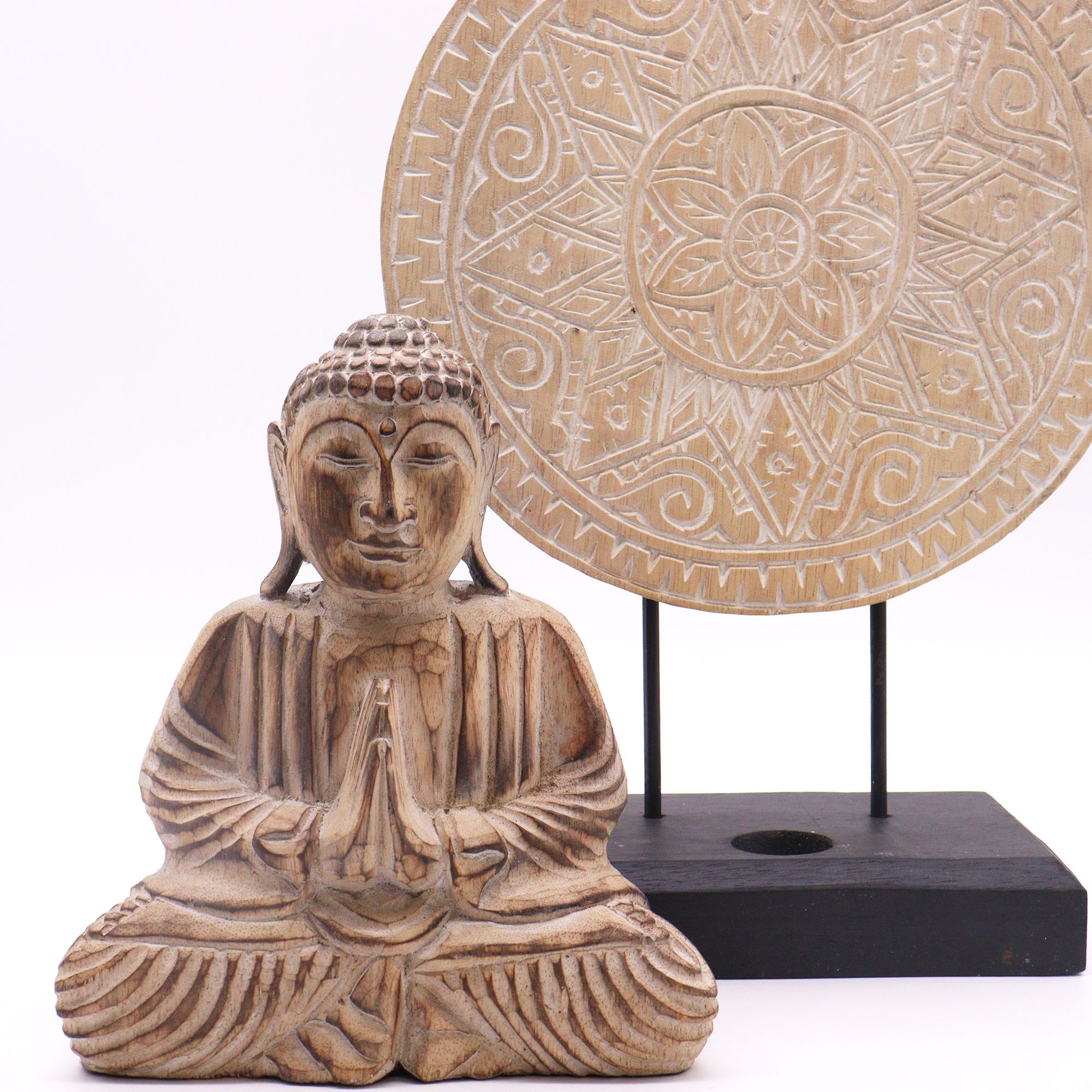 Buddha Feng Shui Set - Classic Mandala - Natural - Image 3